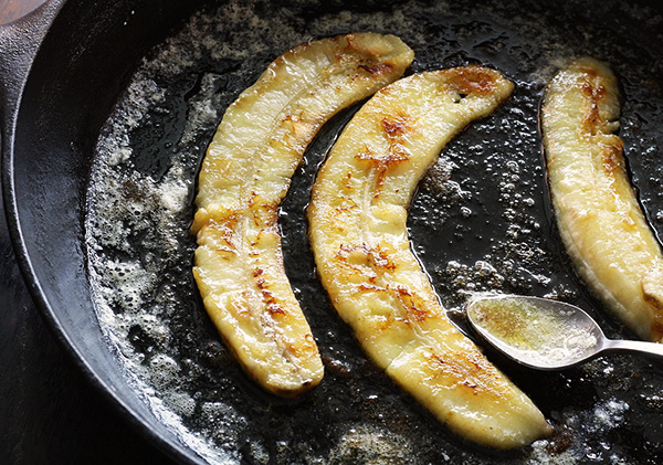 bananes à la poêle