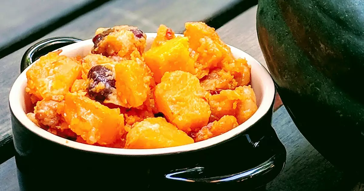 Courge mijotée à la casserole, tendre et savoureuse
